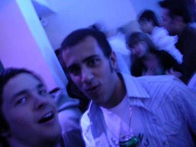 Partying with Don Nico at the White Room. Buenos Aires, Argentina.