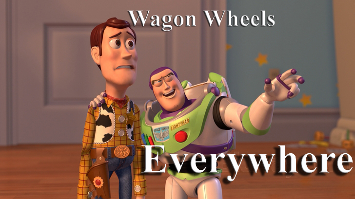 Wagon WHeels Everywhere......jpg