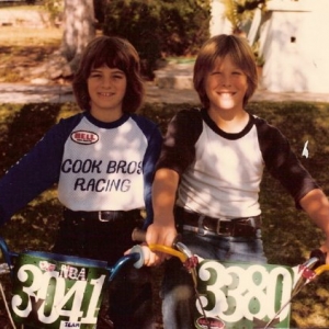 My buddy Alexis (right) and I back in 1979. I've been riding bikes way too long.