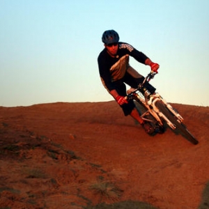 Storm'in Mormon trail at the Idaho Bike Park (IVCP)