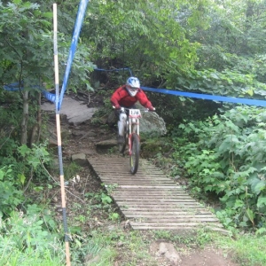 During the wet Race run coming through Sketchy Victory on my to 2nd place