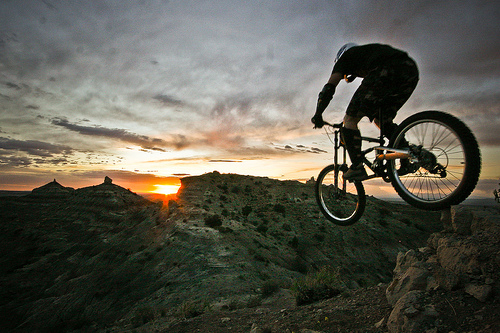 Ben dropping in to the sunset - NM 09