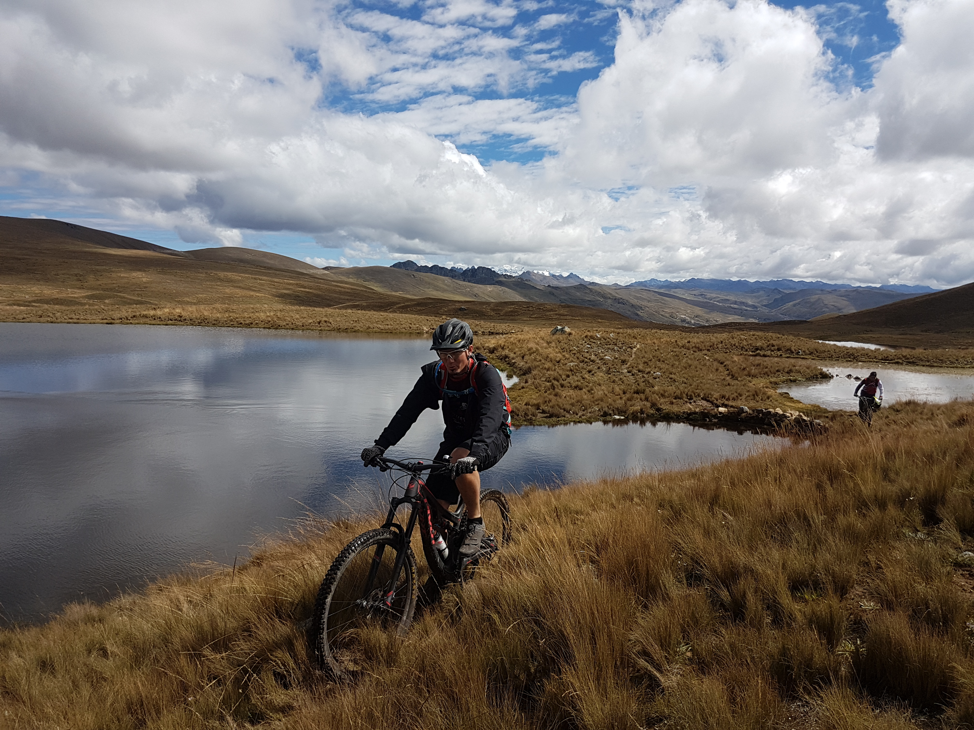 Exploring on Top of the Peruvian  Andes